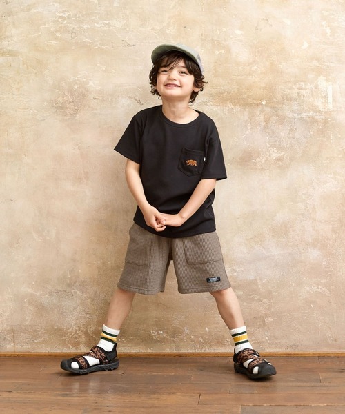 THE NORTH FACE(ザノースフェイス)の「【THE NORTH FACE(ザノースフェイス)】ポケットTシャツ(KIDS)(Tシャツ/カットソー・キッズ・ブラック/ベージュ/ホワイト・140cm/120cm/100cm/130cm/110cm/150cm)」の22枚目の写真