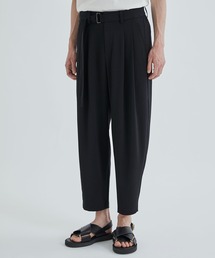 ATTACHMENT | STUDIOUS別注 BELTED WIDE TAPERED SLACKS(スラックス)