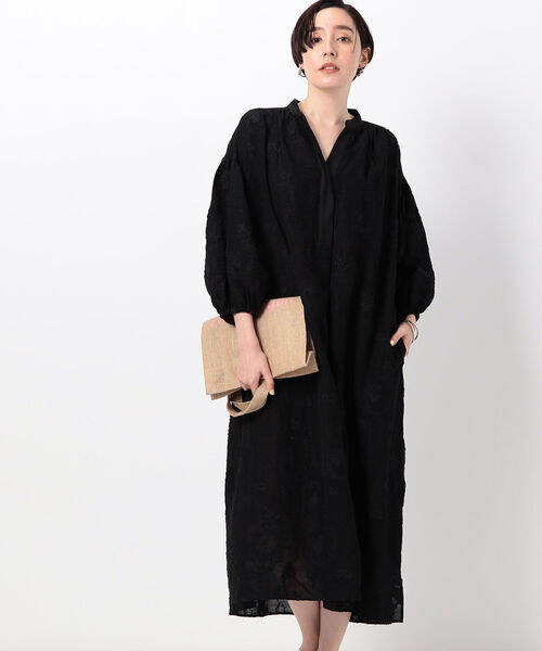 NOLLEY’S WEB限定 カットジャガード シャツワンピース ノーリーズ NOLLEY'S（ノーリーズ）の「◇【WEB限定】カットジャガード