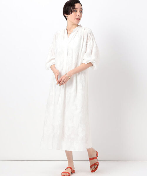 セール】◇【WEB限定】カットジャガードシャツワンピース