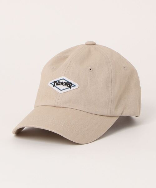 THRASHER(スラッシャー)の「DIAMOND LOGO YOUTH 6P CAP/スラッシャー帽子(キャップ・キッズ・カーキ/ブラック/ベージュ・FREE)」の3枚目の写真