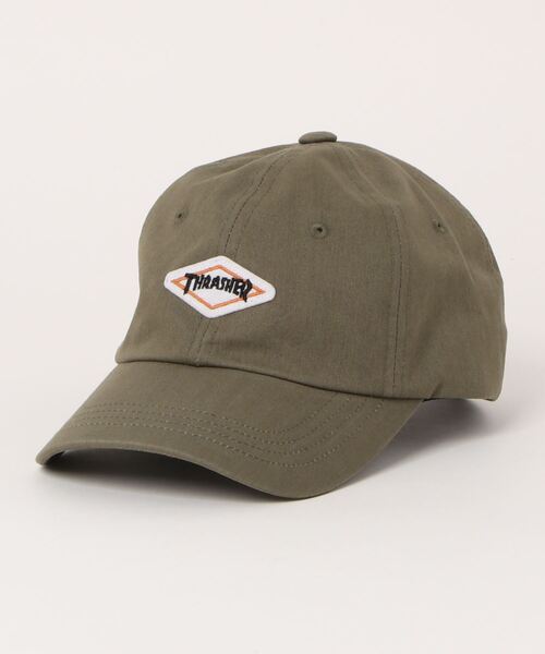 THRASHER(スラッシャー)の「DIAMOND LOGO YOUTH 6P CAP/スラッシャー帽子(キャップ・キッズ・カーキ/ブラック/ベージュ・FREE)」の2枚目の写真