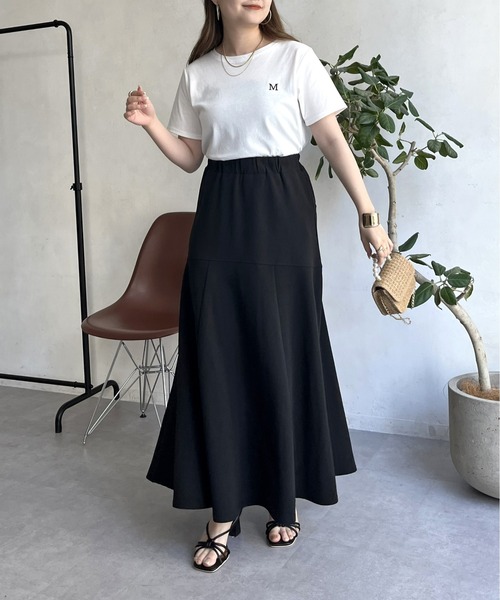 prose verse(プロズヴェール)の「刺繍ロゴコンパクトTシャツ(Tシャツ/カットソー・レディース・オフホワイト/グリーン/ブラック/イエロー/ピンク/ベビーピンク/ブラック系その他・フリ-)」の11枚目の写真