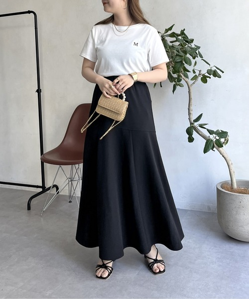 prose verse(プロズヴェール)の「刺繍ロゴコンパクトTシャツ(Tシャツ/カットソー・レディース・オフホワイト/グリーン/ブラック/イエロー/ピンク/ベビーピンク/ブラック系その他・フリ-)」の12枚目の写真