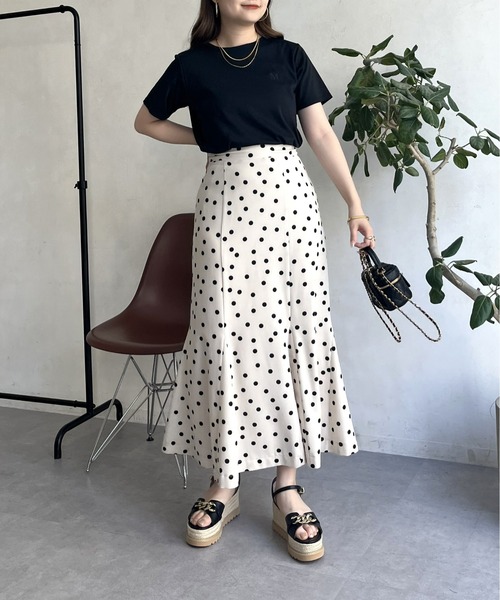 prose verse(プロズヴェール)の「刺繍ロゴコンパクトTシャツ(Tシャツ/カットソー・レディース・オフホワイト/グリーン/ブラック/イエロー/ピンク/ベビーピンク/ブラック系その他・フリ-)」の22枚目の写真