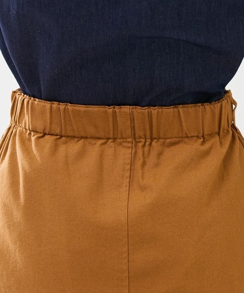 Le temps riche(ルタンリッシュ)の「コットンリネンボックスプリーツベイカースカート <Le temps riche>(スカート・レディース・テラコッタ/ネイビー/カーキ・S/L/LL/M)」の21枚目の写真