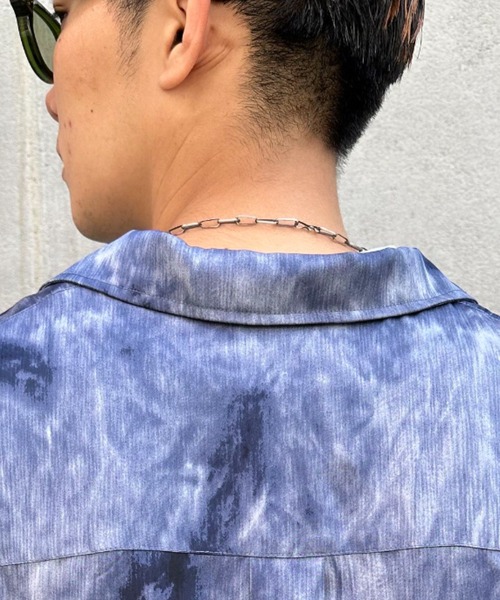 CIAOPANIC(チャオパニック)の「グラデーションルーズシャツ(シャツ/ブラウス・レディース・ベージュ/ブルー・MEDIUM/LARGE)」の11枚目の写真