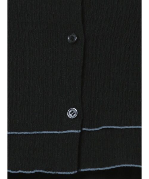 MURUA（ムルーア）の「シャーリングミニトップス（シャツ/ブラウス・レディース・ブラック/ブルー・FREE）」の15枚目の写真