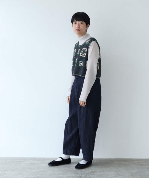 yuni（ユニ ）の「ウール クロシェ編みベスト（ベスト）」 - WEAR