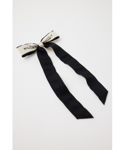 MOUSSY(マウジー)の「LETTERING RIBBON バレッタ(バレッタ/ヘアクリップ・レディース・ホワイト・FREE)」の7枚目の写真