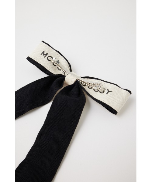 MOUSSY(マウジー)の「LETTERING RIBBON バレッタ(バレッタ/ヘアクリップ・レディース・ホワイト・FREE)」の8枚目の写真