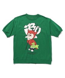 FREAK'S STORE | GREEN BUNNY/グリーンバニー IBU/スペシャルTEE/プリント リブカットソー(Tシャツ/カットソー)