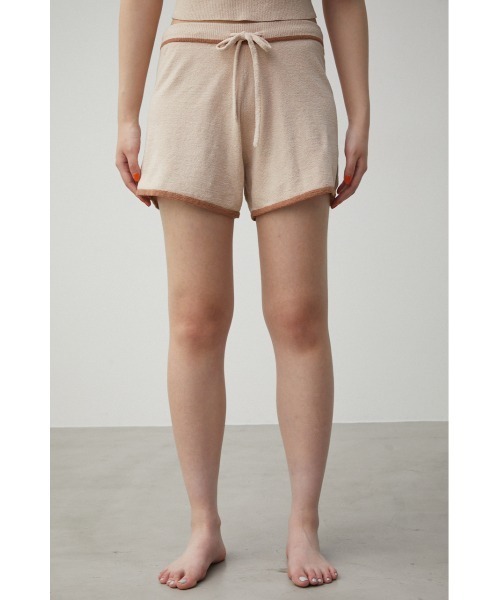 AZUL HOME（アズールホーム）の「【AZUL HOME】WHIP NIGHT SHORT PANTS/ホイップナイトショートパンツ（その他パンツ・レディース・ベージュ/ブルー・FREE）」の8枚目の写真