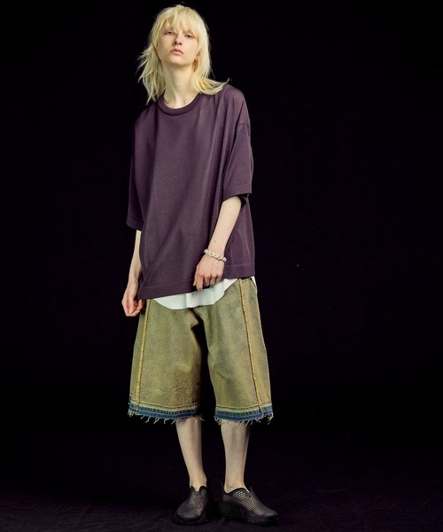 MAISON SPECIAL（メゾンスペシャル）の「《ユニセックスアイテム》Fraise Layered Tank Top/フライスレイヤードラウンドタンクトップ【MAISON SPECIAL/メゾンスペシャル】（タンクトップ・メンズ・ホワイト/グレー/チャコールグレー/ブラック・0/1/2）」の19枚目の写真