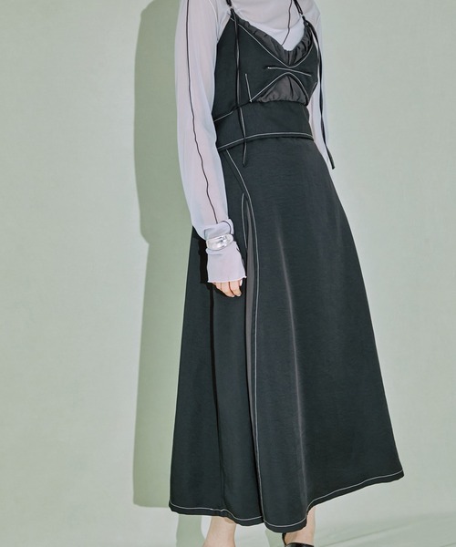 PUBLIC TOKYO フローラインキャミワンピース　新品未使用 PUBLIC TOKYO（パブリックトウキョウ）の「【岐阜県産】フロー