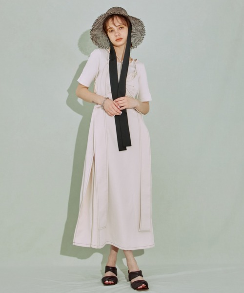 PUBLIC TOKYO フローラインキャミワンピース　新品未使用 PUBLIC TOKYO（パブリックトウキョウ）の「【岐阜県産】フローライン