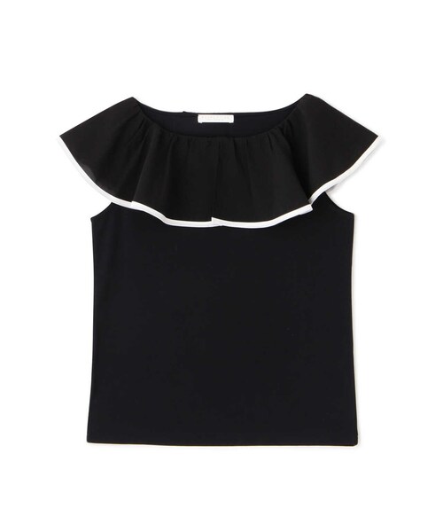 PROPORTION BODY DRESSING（プロポーションボディドレッシング）の「フレアカラーカットトップス / 1213260601（Tシャツ/カットソー・レディース・ブラック/ホワイト・FREE）」の9枚目の写真