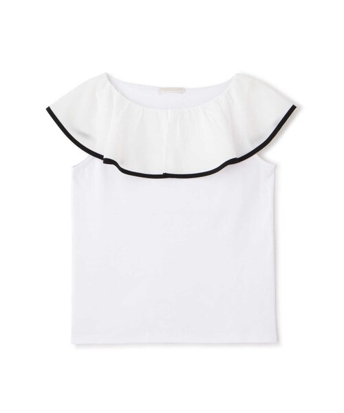 PROPORTION BODY DRESSING（プロポーションボディドレッシング）の「フレアカラーカットトップス / 1213260601（Tシャツ/カットソー・レディース・ブラック/ホワイト・FREE）」の19枚目の写真
