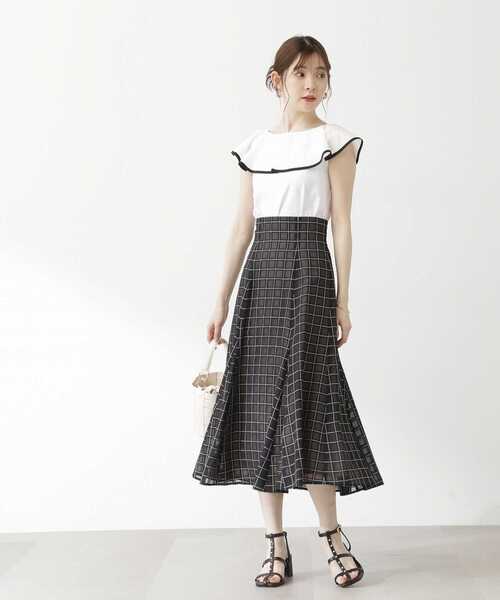 PROPORTION BODY DRESSING（プロポーションボディドレッシング）の「フレアカラーカットトップス / 1213260601（Tシャツ/カットソー・レディース・ブラック/ホワイト・FREE）」の22枚目の写真