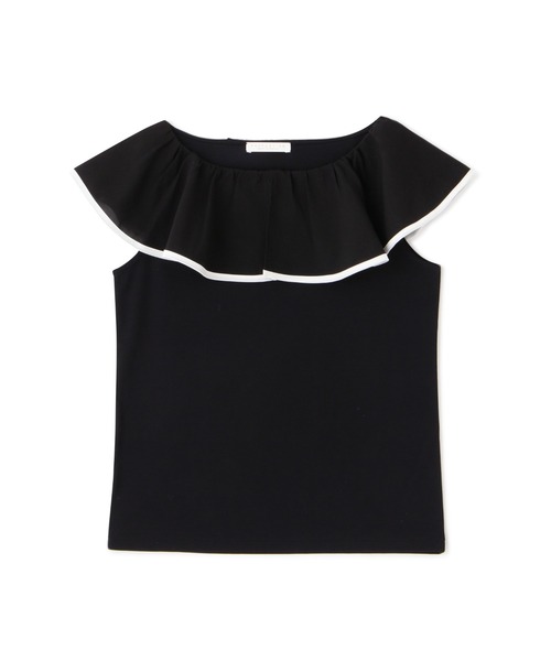 PROPORTION BODY DRESSING（プロポーションボディドレッシング）の「フレアカラーカットトップス / 1213260601（Tシャツ/カットソー・レディース・ブラック/ホワイト・FREE）」の5枚目の写真