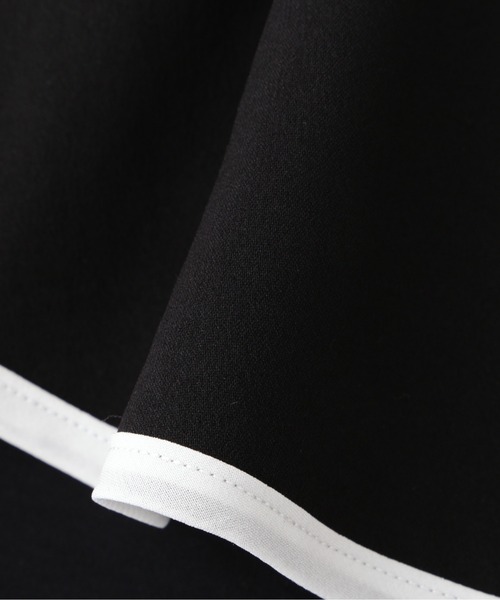 PROPORTION BODY DRESSING（プロポーションボディドレッシング）の「フレアカラーカットトップス / 1213260601（Tシャツ/カットソー・レディース・ブラック/ホワイト・FREE）」の8枚目の写真