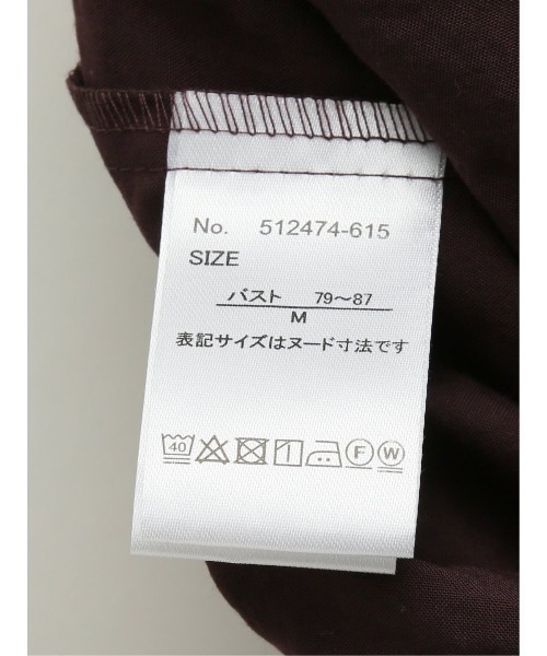 m.f.editorial（エムエフエディトリアル）の「m.f.エディトリアル レディース 前開き 半袖シャツチュニック（シャツ/ブラウス・レディース・ネイビー/ボルドー・LARGE/MEDIUM）」の20枚目の写真