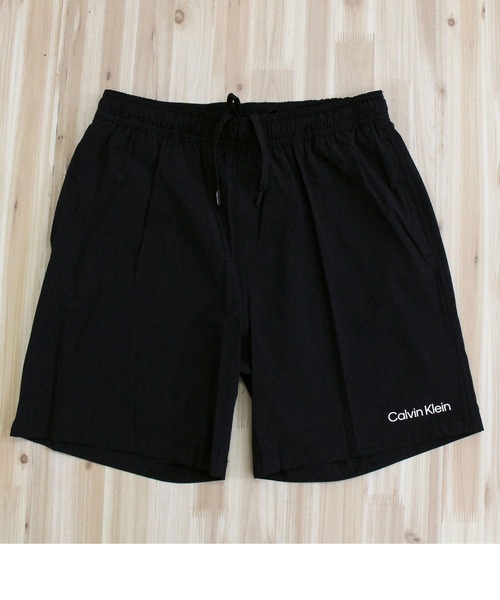   カルバンクライン　新品 水着　海パン　黒　デカロゴ Calvin Klein カルバンクライン ショートパンツ 海パン 水着