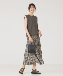 abahouse mavie | ｼﾞｬｶﾞｰﾄﾞﾉｰｽﾘｰﾌﾞｾｯﾄｱｯﾌﾟ(ワンピース)