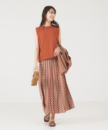 abahouse mavie | ｼﾞｬｶﾞｰﾄﾞﾉｰｽﾘｰﾌﾞｾｯﾄｱｯﾌﾟ(ワンピース)