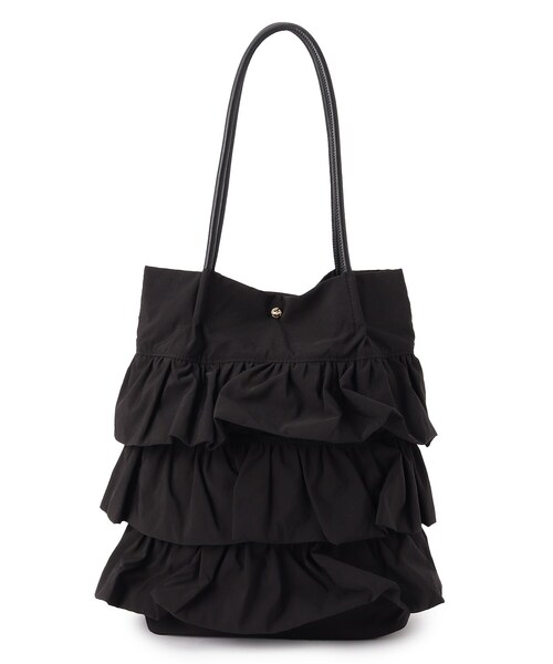 grove（グローブ）の「◆【A4収納可】ティアードタックトート（トートバッグ・レディース・アイボリー/ブラック/カーキ/ダークグレー/グレー系その他4/ベージュ系その他6/ブラウン系その他5・00）」の19枚目の写真