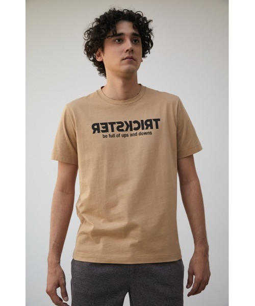 AZUL by moussy(アズールバイマウジー)の「TRICKSTER Tシャツ/トリックスターT(Tシャツ/カットソー・メンズ・ホワイト/ブラック/ベージュ・LARGE/SMALL/MEDIUM)」の18枚目の写真