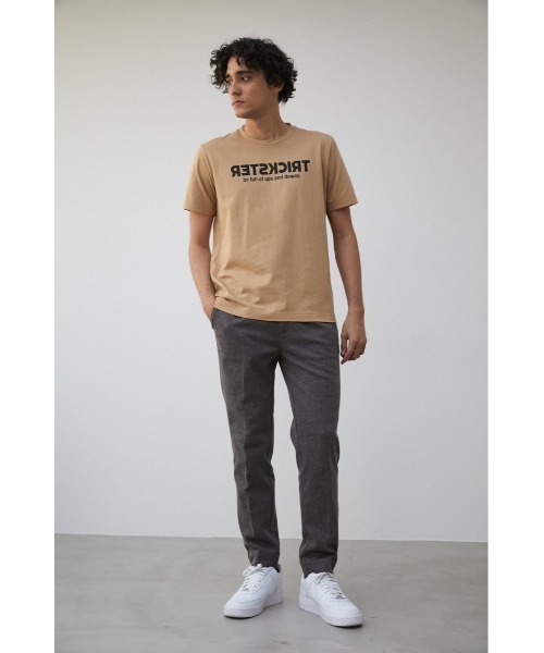 AZUL by moussy(アズールバイマウジー)の「TRICKSTER Tシャツ/トリックスターT(Tシャツ/カットソー・メンズ・ホワイト/ブラック/ベージュ・LARGE/SMALL/MEDIUM)」の19枚目の写真