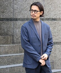 B:MING by BEAMS / NOMAD デニムライク 2ボタン ジャケット 23AW (セットアップ対応)