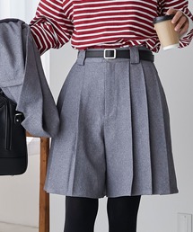 BONLECILL | 【セットアップ可能】クラシックプリーツキュロットパンツ(その他パンツ)