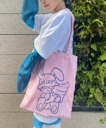 Candy Stripper | 【ICE CREAM FEVER×Candy Stripper】ICE CREAM BUNNY TOTE バッグ(トートバッグ)