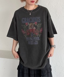ピグメントヴィンテージライクロックTシャツ3【ZOZOTOWN限定アイテム】
