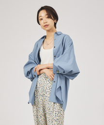 qualite | ブロードタックスリーブシャツ(シャツ/ブラウス)