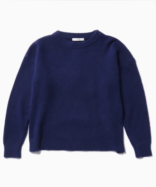 Chick（チック）の「クルーネックカラーニット（ニット/セーター・レディース・ネイビー/グレー/パープル/ピンク・FREE）」の15枚目の写真