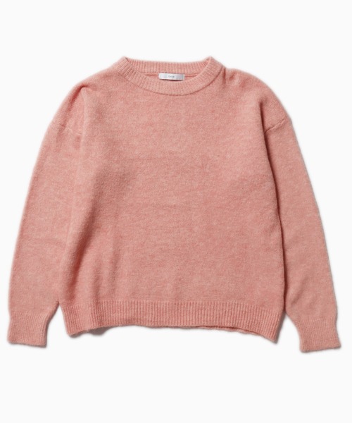 Chick（チック）の「クルーネックカラーニット（ニット/セーター・レディース・ネイビー/グレー/パープル/ピンク・FREE）」の17枚目の写真