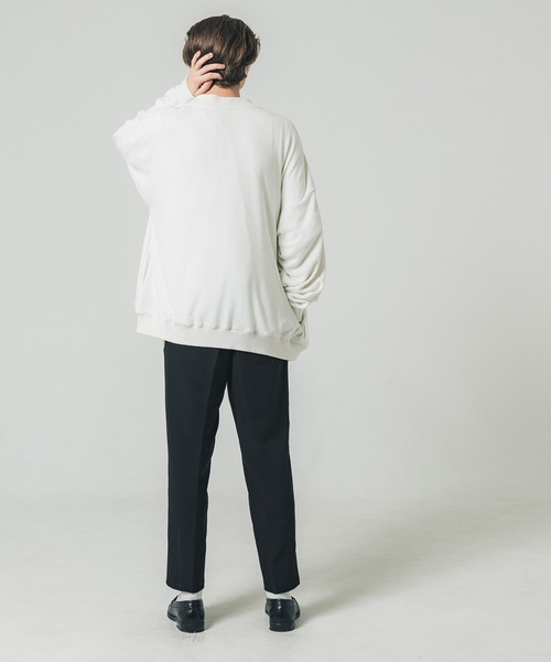 coca(coca)(コカ)の「メンズ裏パイルカーデ(カーディガン/ボレロ・メンズ・アイボリー/ブラック/ネイビー・M/L)」の9枚目の写真