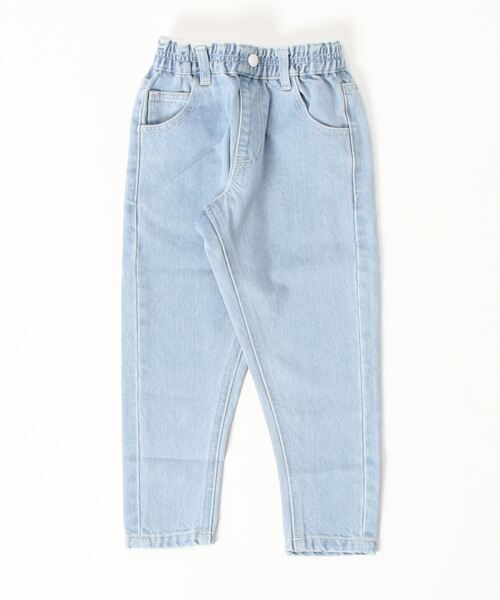 Smoothy(スムージー)の「Smoothy Buggy Denim pants / スムージー バギーデニムパンツ(デニムパンツ・キッズ・インディゴブルー/ブラック/ホワイト・150/140/160/120/130/110/100)」の10枚目の写真