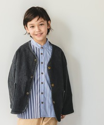 【hug DENIM】上質デニムノーカラージャケット