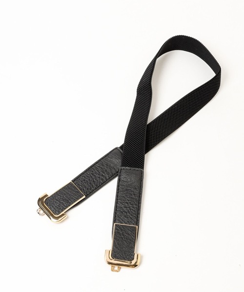 Andemiu(アンデミュウ)の「バックルゴムベルト980478(ベルト・レディース・ブラック・FREE)」の7枚目の写真