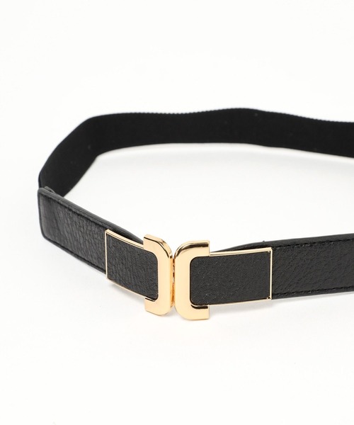 Andemiu(アンデミュウ)の「バックルゴムベルト980478(ベルト・レディース・ブラック・FREE)」の9枚目の写真