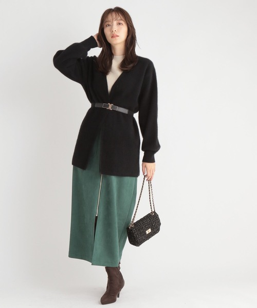 Andemiu(アンデミュウ)の「バックルゴムベルト980478(ベルト・レディース・ブラック・FREE)」の3枚目の写真