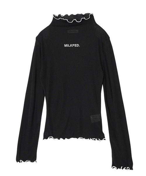 MILKFED.（ミルクフェド）の「LETTUCE EDGE TOP（その他トップス・レディース・ベージュ/オフホワイト/ブラック/ライトグリーン・ONE SIZE）」の3枚目の写真