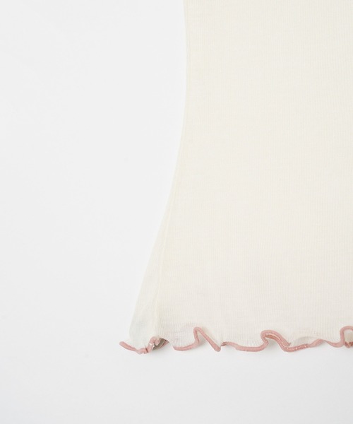 MILKFED.（ミルクフェド）の「LETTUCE EDGE TOP（その他トップス・レディース・ベージュ/オフホワイト/ブラック/ライトグリーン・ONE SIZE）」の15枚目の写真