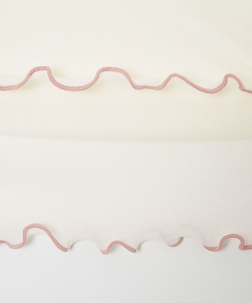 MILKFED.（ミルクフェド）の「LETTUCE EDGE TOP（その他トップス・レディース・ベージュ/オフホワイト/ブラック/ライトグリーン・ONE SIZE）」の16枚目の写真