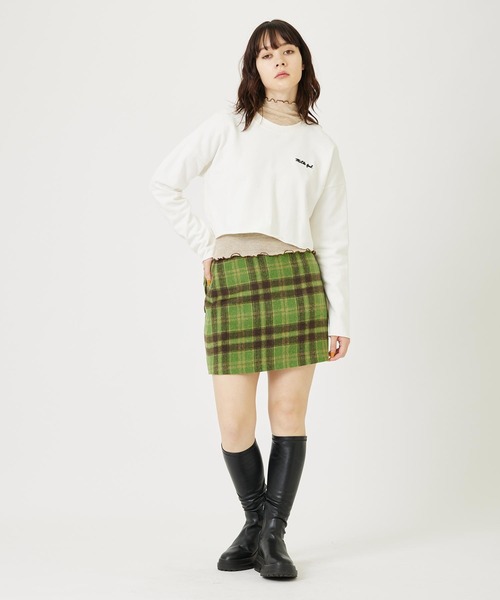 MILKFED.（ミルクフェド）の「LETTUCE EDGE TOP（その他トップス・レディース・ベージュ/オフホワイト/ブラック/ライトグリーン・ONE SIZE）」の9枚目の写真