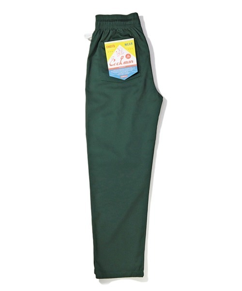 COOKMAN（クックマン）の「Cookman クックマン シェフパンツ イージーパンツ ワイドパンツ Dark Green（その他パンツ・メンズ・ダークグリーン・LARGE/MEDIUM）」の4枚目の写真